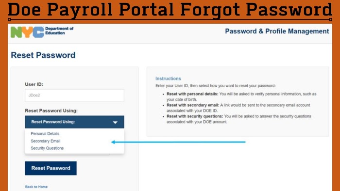 Doe-Payroll-Portal-Forgot-Password